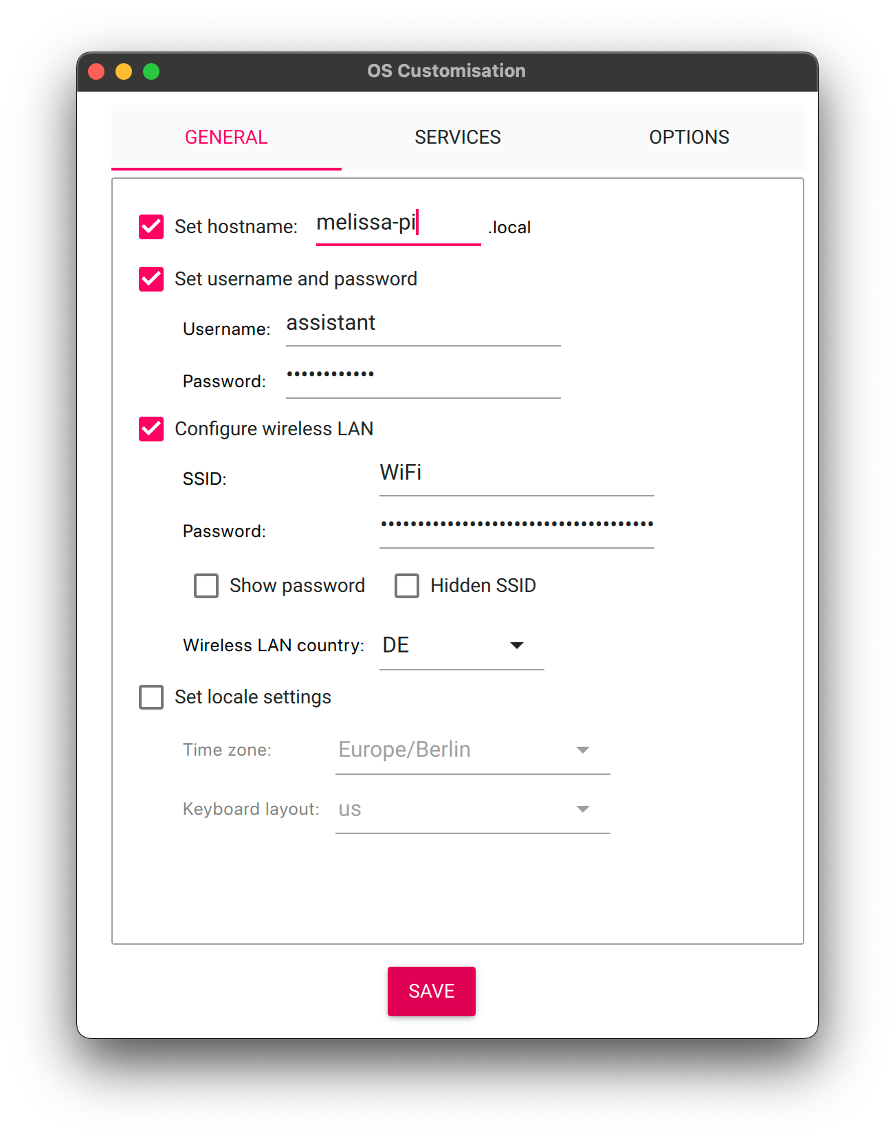 OS Customisation