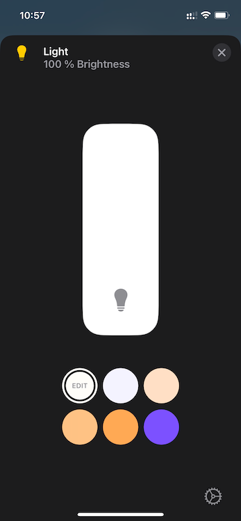 Accessing the blub via HomeKit